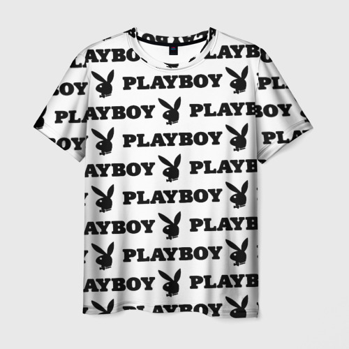 Мужская футболка 3D Playboy rabbit, цвет 3D печать