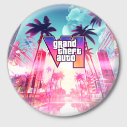 Значок Gta 6 logo vice city style