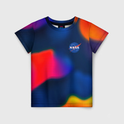 Детская футболка 3D Nasa gradient sportcolor