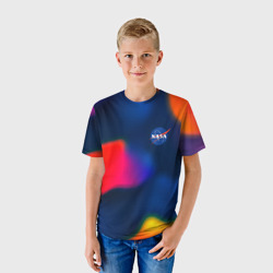 Детская футболка 3D Nasa gradient sportcolor - фото 2