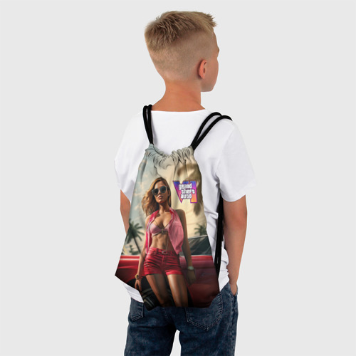 Рюкзак-мешок 3D Девушка GTA 6 - фото 4