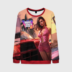 Мужской свитшот 3D GTA 6 girl vice city