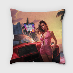 Подушка 3D GTA 6 girl vice city