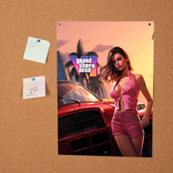 Постер GTA 6 girl vice city - фото 2