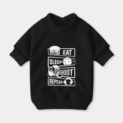 Свитшот для собак хлопок Еда сон фото