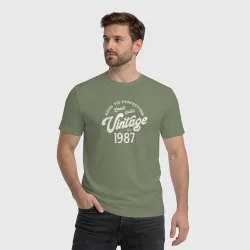 Мужская футболка хлопок 1987 год - выдержанный до совершенства - фото 2