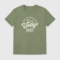 Мужская футболка хлопок 1987 год - выдержанный до совершенства
