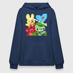 Худи SuperOversize хлопок Four happy tree friends