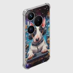 Чехол для Huawei Pura 70 Pro Причудливый мир геймера - бультерьер - фото 2