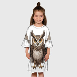 Детское платье 3D Совушка с крыльями - фото 2
