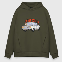 Мужское худи Oversize хлопок Деревенская Семёрка