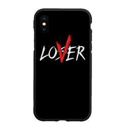 Чехол для iPhone XS Max матовый lover loser