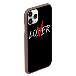 Чехол для iPhone 11 Pro Max матовый lover loser - фото 2
