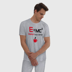 Мужская пижама хлопок Формула эквивалентность массы и энергии - фото 2