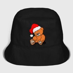 Детская панама хлопок Плюшевый медведь в колпаке