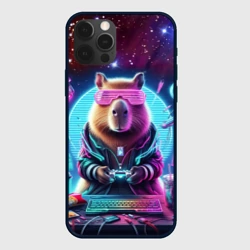 Чехол для iPhone 12 Pro Max Загадочный мир геймера - капибара