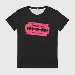 Женская футболка 3D Rockstar razor