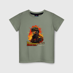 Детская футболка хлопок Храбрый пожарный