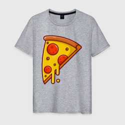 Моя пицца – Мужская футболка хлопок с принтом купить со скидкой в -20%