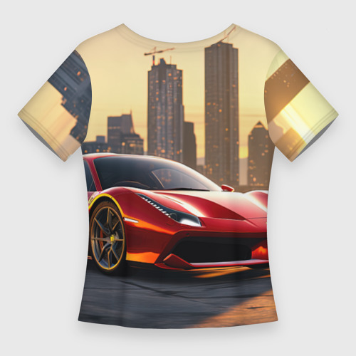 Женская футболка 3D Slim GTA 6  Vice city, цвет 3D печать - фото 2