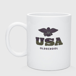 Кружка керамическая USA Oldschool