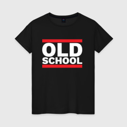 Женская футболка хлопок Old school - experience