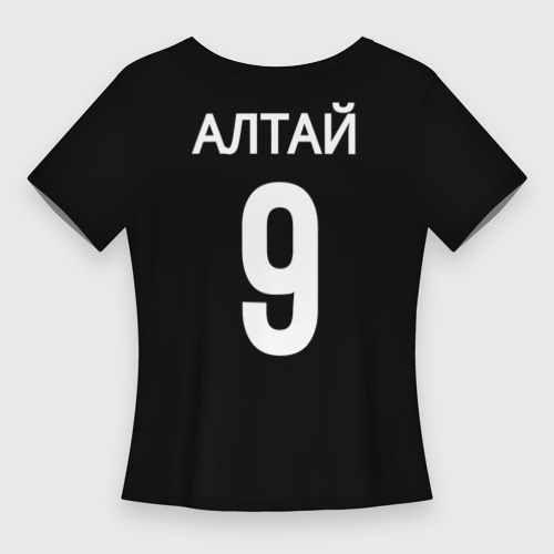 Женская футболка 3D Slim Футбольный клуб Алтай, цвет 3D печать - фото 2