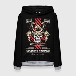 Женская толстовка 3D Japanese samurai streetwear