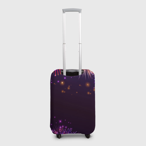 Чехол для чемодана 3D Праздничный Арсений: фейерверк, цвет 3D печать - фото 2