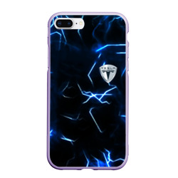 Чехол для iPhone 7Plus/8 Plus матовый Tesla storm