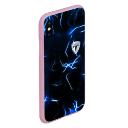 Чехол для iPhone XS Max матовый Tesla storm - фото 2