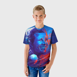 Детская футболка 3D Улыбка Гагарина - фото 2
