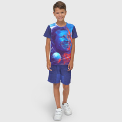 Детский костюм с шортами 3D Улыбка Гагарина - фото 2