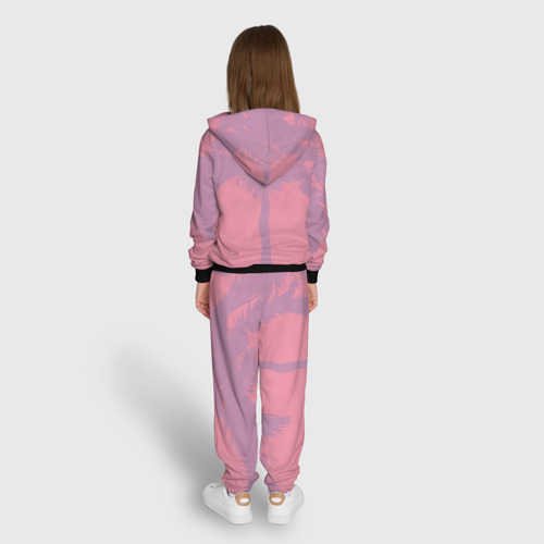 Детский костюм с толстовкой 3D GTA 6 pink, цвет черный - фото 6