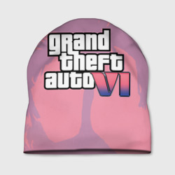 Шапка 3D GTA 6 pink