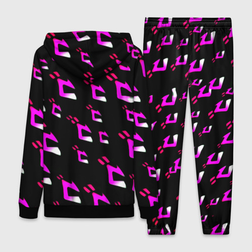 Женский костюм 3D JoJos Bizarre neon pattern logo, цвет черный - фото 2