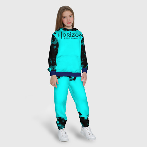 Детский костюм с толстовкой 3D Horizon: Zero Dawn robotix, цвет синий - фото 5