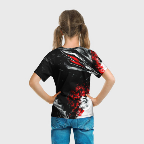 Детская футболка 3D Berserk anime logo, цвет 3D печать - фото 6