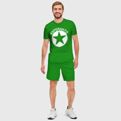 Мужской костюм с шортами 3D Я эсперантист - фото 2