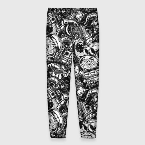 Мужские брюки 3D Автотюнинг - запчасти , цвет 3D печать - фото 2