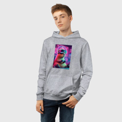 Детская толстовка хлопок Каппи в виртуальном шлеме - фото 2