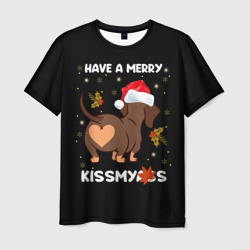 Мужская футболка 3D Have a merry kissmyass 