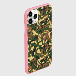 Чехол для iPhone 11 Pro Max матовый Коты и кошки - камуфляж - фото 2