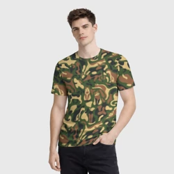 Мужская футболка 3D Коты и кошки - камуфляж - фото 2