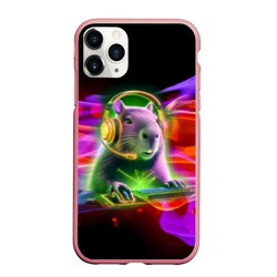 Чехол для iPhone 11 Pro Max матовый Capybara is an avid gamer