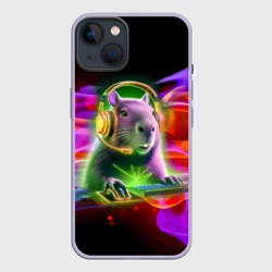 Чехол для iPhone 14 Capybara is an avid gamer