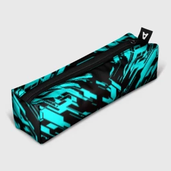 Пенал школьный 3D Айзек стиль неоновый броня