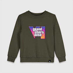 Детский свитшот хлопок GTA VI logo