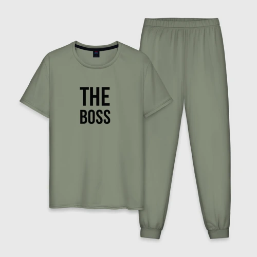 Мужская пижама хлопок The boss - Couple