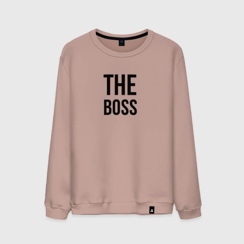 Мужской свитшот хлопок The boss - Couple